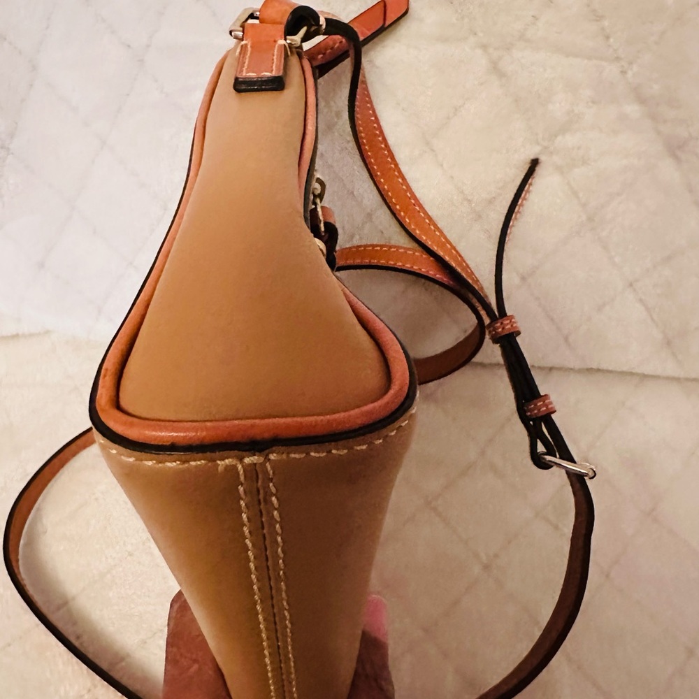 SOLD!!!!Dooney & Bourke Brown Crossbody Bag with Zipper Accents-SOLD!!!! - Picture 5 of 8